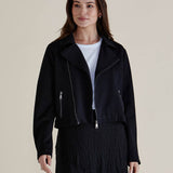 Aurora Ponte Biker Jacket - Black