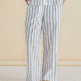 Zaza Relax Pant - Black/White Stripe