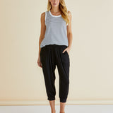 Tokyo 3/4 Pant - Black