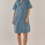 Dawson Denim Dress - Medium Wash