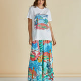Ellia Crew Tee - Summer Vibes Print