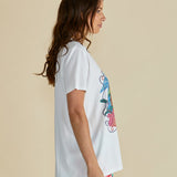 Ellia Crew Tee - Summer Vibes Print