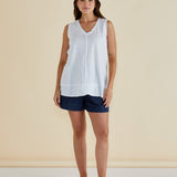 Mariah Tank - White