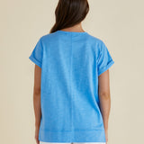 Shirley Short Sleeve Tee - Blue