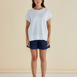 Shirley Short Sleeve Tee - White