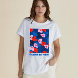Hailey Short Sleeve Tee - Campo De' Fiori Print
