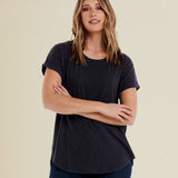 Hailey Short Sleeve Tee - Petrol