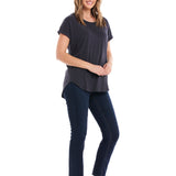 Hailey Short Sleeve Tee - Petrol