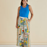 Francis Rib Tank - Blue