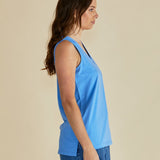 Trinity V-Neck Tank - Powder Blue