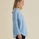 Soho Knit Sweater - Powder Blue