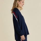 Karina Knit Sweater - Navy