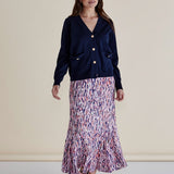 Leon Knit Cardigan - Navy