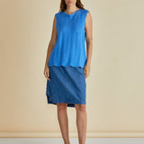 Aviva Tank - Blue Stripe