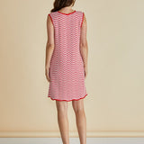 Viola Tank Dress - Red/White Stripe
