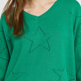 Selene Star Sweater - Green