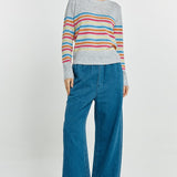 Elinda Sweater - Rainbow Stripe