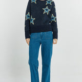 Serena Sweater - Star Jacquard