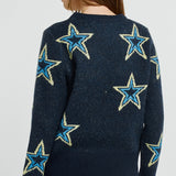Serena Sweater - Star Jacquard