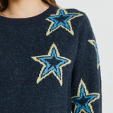 Serena Sweater - Star Jacquard