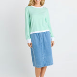 Scallop Knit Sweater