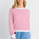 Scallop Knit Sweater