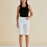 Bermuda Bengaline Short - White
