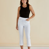 Crop Bengaline Pant - White