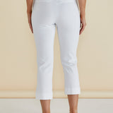 Crop Bengaline Pant - White