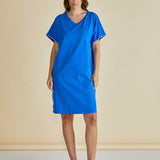 Stellar T-Shirt Dress - Royal Blue