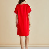 Stellar T-Shirt Dress - Red