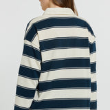 Roland Rugby Top - Navy/Off-White