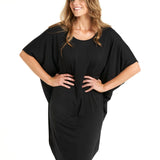 Maui T-Shirt Dress - Black