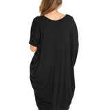 Maui T-Shirt Dress - Black