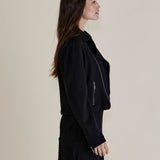 Aurora Ponte Biker Jacket - Black