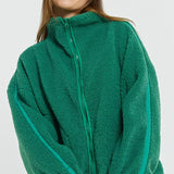 Aubrey Fleece Jacket - Green/Dark Green