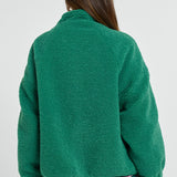 Aubrey Fleece Jacket - Green/Dark Green