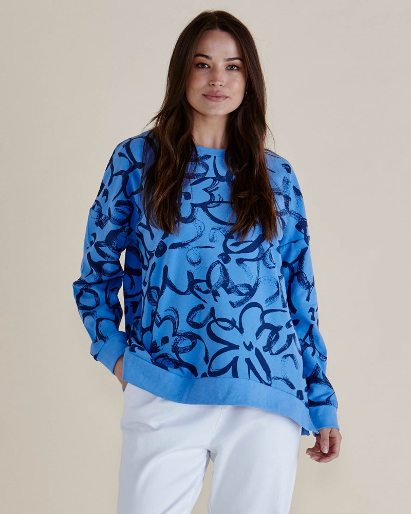 Palma Sweat - Blue Floral