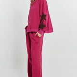Saskia Sweatshirt - Mulberry