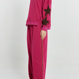 Saskia Trackpant - Mulberry