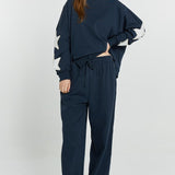 Saskia Trackpant - Navy