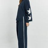 Saskia Trackpant - Navy