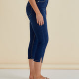 Camila Crop Jeans - Midnight Denim