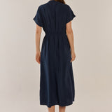 Simone Dress - Navy