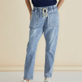 Haven Straight Leg Jean - Light Blue Wash