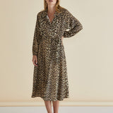 Lisa Leopard Shirt Dress - Leopard Print