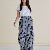 Zander Pant - Navy Geo