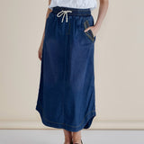 Lizbeth Denim Skirt - Blue Wash