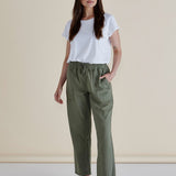 Quinn Cotton Jogger - Khaki