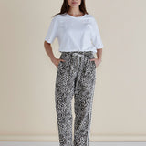 Quinn Cotton Jogger - Leopard Print